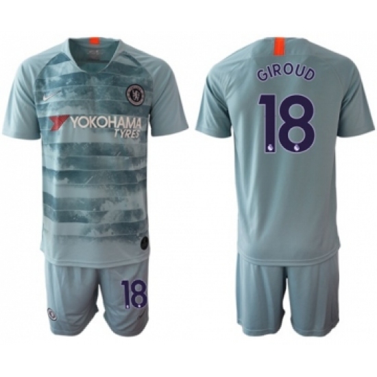 Chelsea 18 Giroud Third Soccer Club Jersey