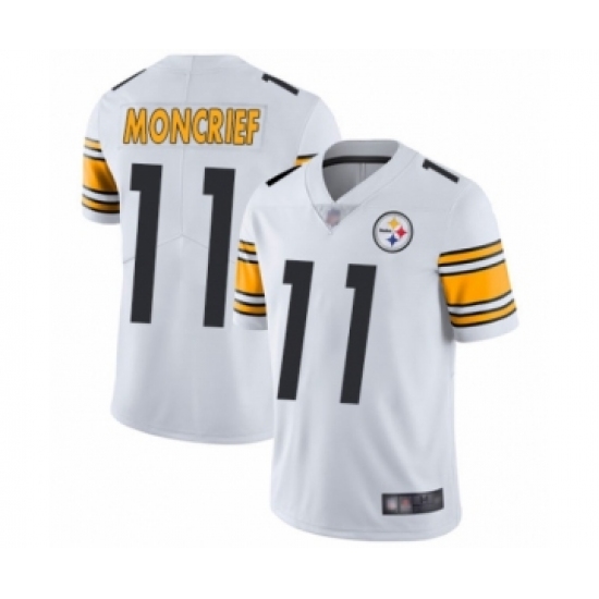 Men's Pittsburgh Steelers 11 Donte Moncrief White Vapor Untouchable Limited Player Football Jersey