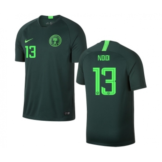 Nigeria 13 NDIDI Away Soccer Country Jersey