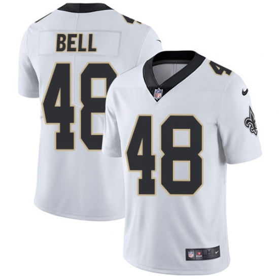 Youth Nike New Orleans Saints 48 Vonn Bell White Vapor Untouchable Limited Player NFL Jersey