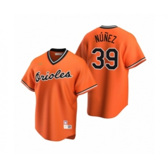 Women's Baltimore Orioles 39 Renato Nunez Nike Orange Cooperstown Collection Alternate Jersey