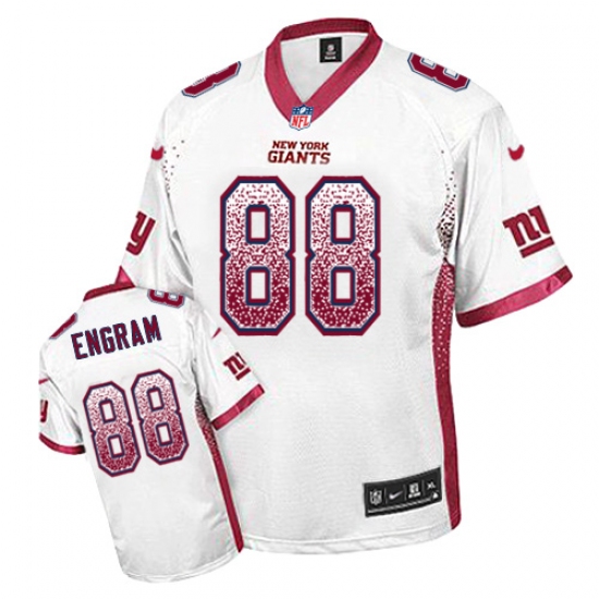 Men's Nike New York Giants 88 Evan Engram Elite White Drift Fashion NFL Jersey