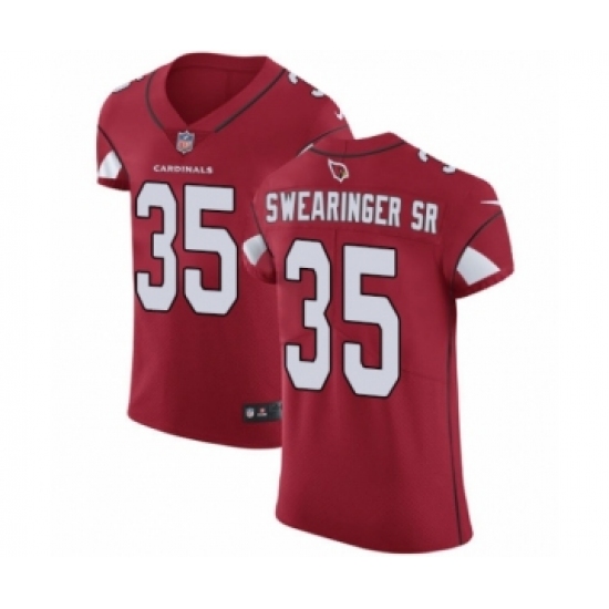 Men's Nike Arizona Cardinals 35 D.J. Swearinger SR Red Team Color Vapor Untouchable Elite Player NFL Jersey