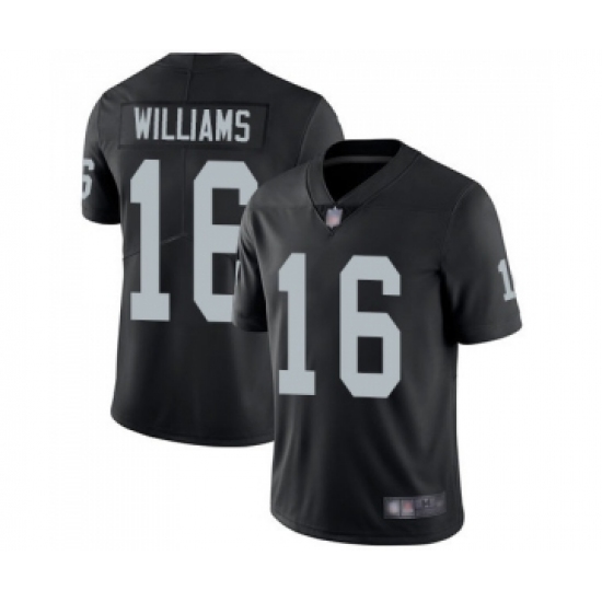 Men's Oakland Raiders 16 Tyrell Williams Black Team Color Vapor Untouchable Limited Player Football Jersey