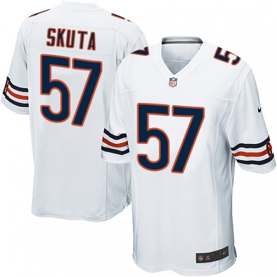 Men's Nike Chicago Bears 57 Dan Skuta Game White NFL Jersey