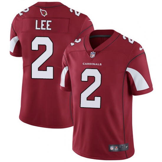 Men's Nike Arizona Cardinals 2 Andy Lee Red Team Color Vapor Untouchable Limited Player NFL Jersey