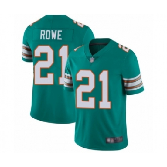 Youth Miami Dolphins 21 Eric Rowe Aqua Green Alternate Vapor Untouchable Limited Player Football Jersey