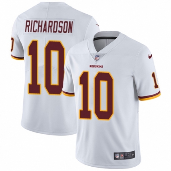 Men's Nike Washington Redskins 10 Paul Richardson White Vapor Untouchable Limited Player NFL Jersey