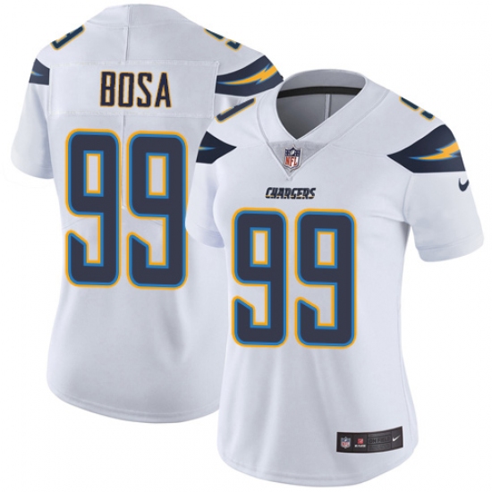 Women's Nike Los Angeles Chargers 99 Joey Bosa Elite White NFL Jersey