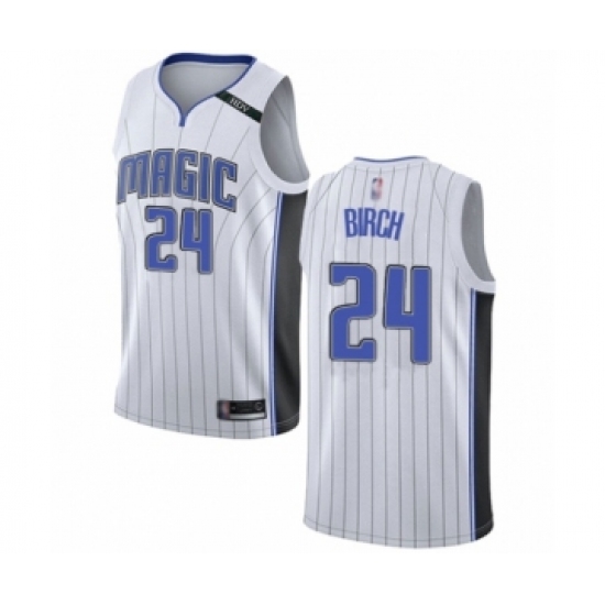 Men's Orlando Magic 24 Khem Birch Authentic White Basketball Jersey - Association Edition