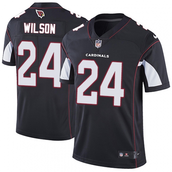 Men's Nike Arizona Cardinals 24 Adrian Wilson Black Alternate Vapor Untouchable Limited Player NFL Jersey