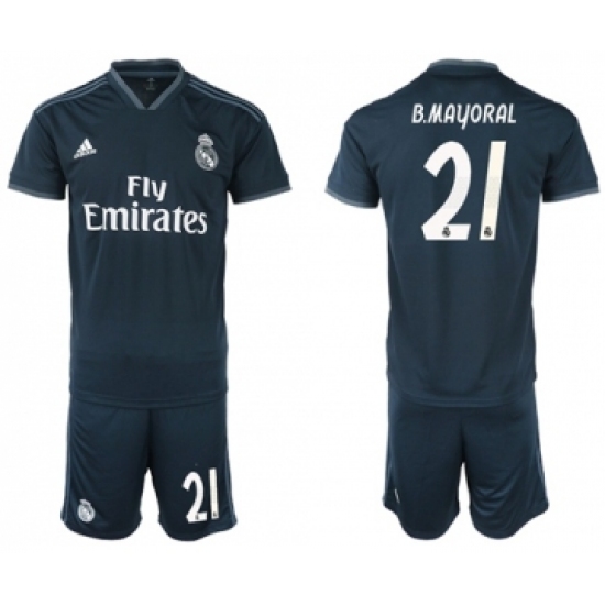Real Madrid 21 B.Mayoral Away Soccer Club Jersey