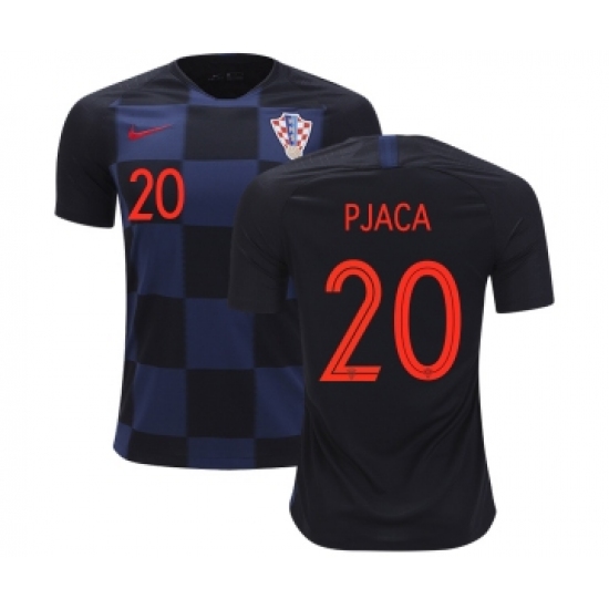 Croatia 20 Pjaca Away Kid Soccer Country Jersey