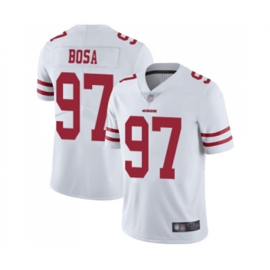 Men's San Francisco 49ers 97 Nick Bosa White Vapor Untouchable Limited Player Football Jersey