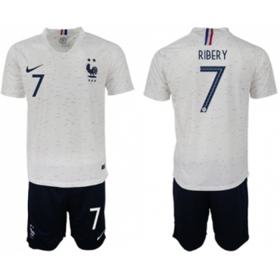France 7 Ribery Away Soccer Country Jersey