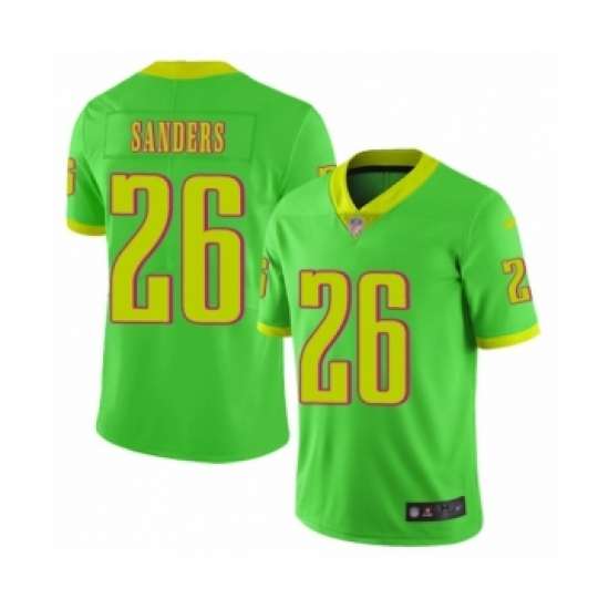 Youth Philadelphia Eagles 26 Miles Sanders Limited Green City Edition Football Jersey