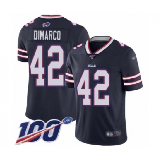 Youth Buffalo Bills 42 Patrick DiMarco Limited Navy Blue Inverted Legend 100th Season Football Jersey