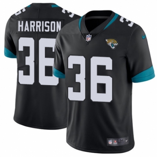Youth Nike Jacksonville Jaguars 36 Ronnie Harrison Teal Green Team Color Vapor Untouchable Limited Player NFL Jersey