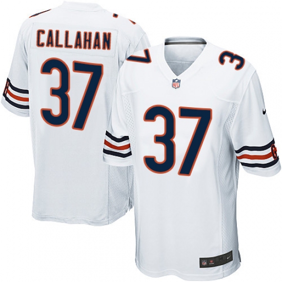 Men's Nike Chicago Bears 37 Bryce Callahan Game White NFL Jersey