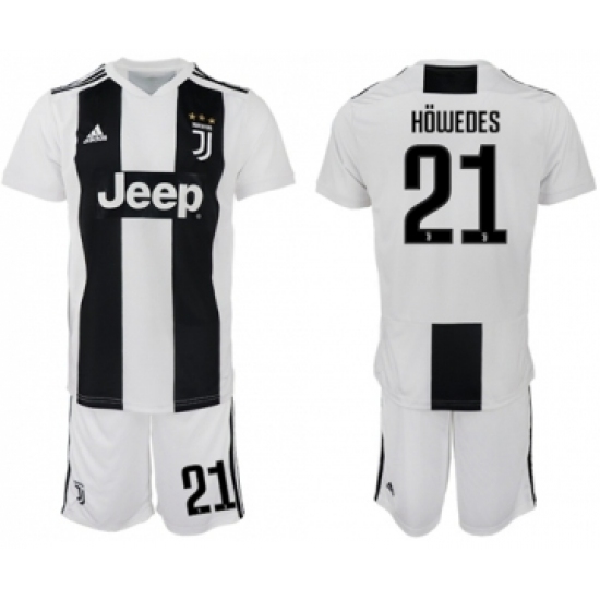 Juventus 21 Howedes Home Soccer Club Jersey