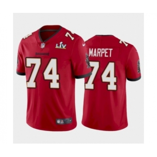 Youth Tampa Bay Buccaneers 74 Ali Marpet Red Super Bowl LV Jersey
