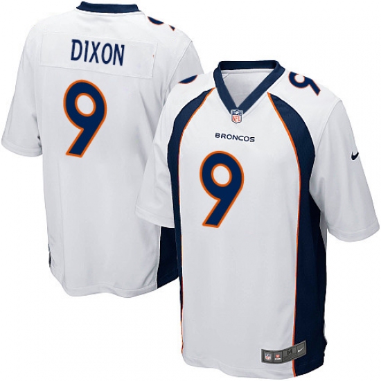 Men's Nike Denver Broncos 9 Riley Dixon Game White NFL Jersey