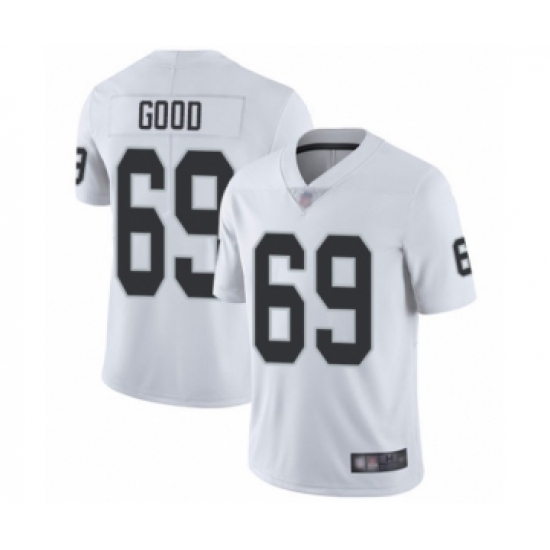 Youth Oakland Raiders 69 Denzelle Good White Vapor Untouchable Limited Player Football Jersey