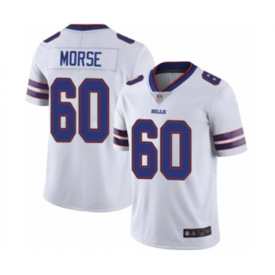 Men's Buffalo Bills 60 Mitch Morse White Vapor Untouchable Limited Player Football Jersey