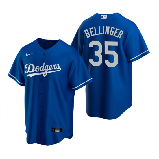 Men's Nike Los Angeles Dodgers 35 Cody Bellinger Royal Alternate Stitched Baseball Jersey