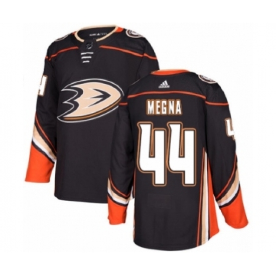 Men's Adidas Anaheim Ducks 44 Jaycob Megna Premier Black Home NHL Jersey