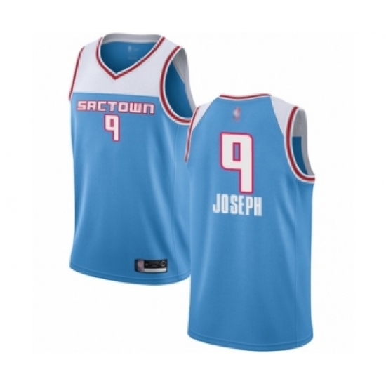 Youth Sacramento Kings 9 Cory Joseph Swingman Blue Basketball Jersey - 2018 19 City Edition