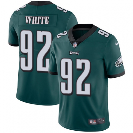 Youth Nike Philadelphia Eagles 92 Reggie White Midnight Green Team Color Vapor Untouchable Limited Player NFL Jersey