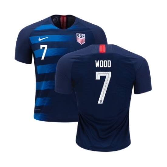 USA 7 Wood Away Soccer Country Jersey