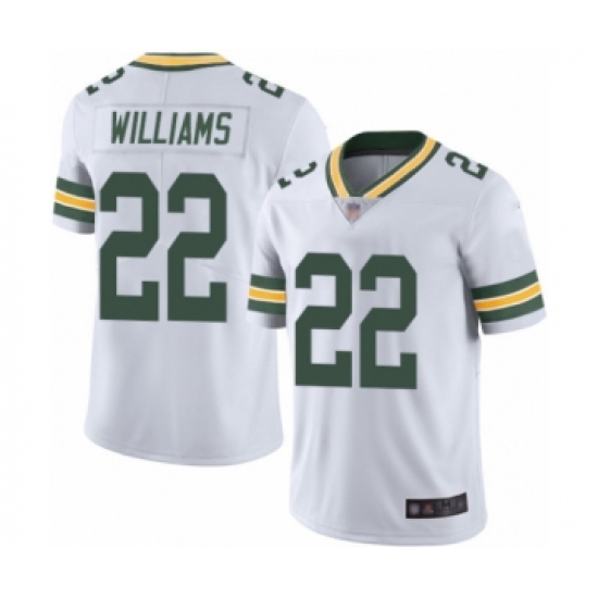 Youth Green Bay Packers 22 Dexter Williams White Vapor Untouchable Limited Player Football Jersey