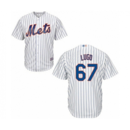 Youth New York Mets 67 Seth Lugo Authentic White Home Cool Base Baseball Player Jersey