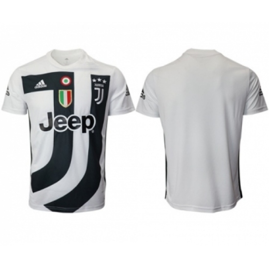 Juventus Blank White Training Soccer Club Jersey