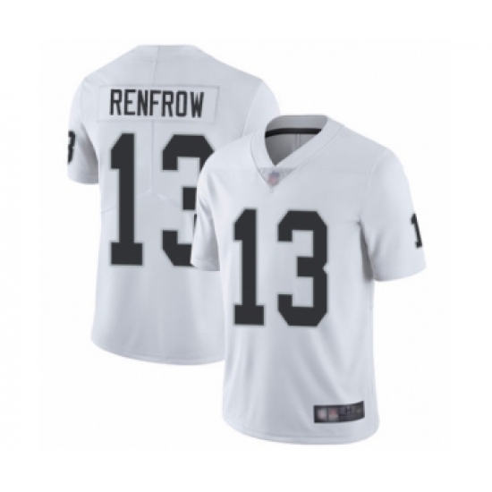 Youth Oakland Raiders 13 Hunter Renfrow White Vapor Untouchable Limited Player Football Jersey