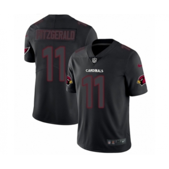 Men's Nike Arizona Cardinals 11 Larry Fitzgerald Limited Black Rush Impact NFL Jersey