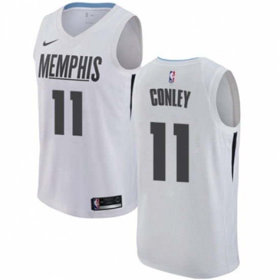 Youth Nike Memphis Grizzlies 11 Mike Conley Swingman White NBA Jersey - City Edition
