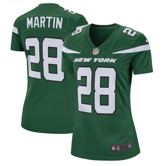 Men's New York Jets28 Curtis Martin Nike Women's Retired Game Jersey - Green