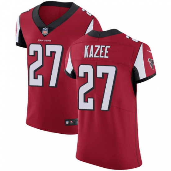 Men's Nike Atlanta Falcons 27 Damontae Kazee Red Team Color Vapor Untouchable Elite Player NFL Jersey