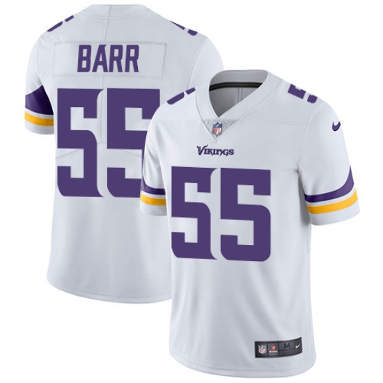 Men's Nike Minnesota Vikings 55 Anthony Barr White Vapor Untouchable Limited Player NFL Jersey