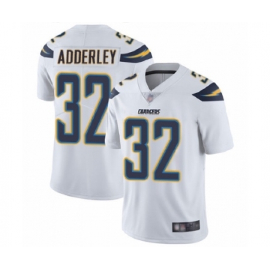 Youth Los Angeles Chargers 32 Nasir Adderley White Vapor Untouchable Limited Player Football Jersey