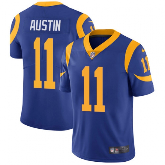 Youth Nike Los Angeles Rams 11 Tavon Austin Royal Blue Alternate Vapor Untouchable Limited Player NFL Jersey