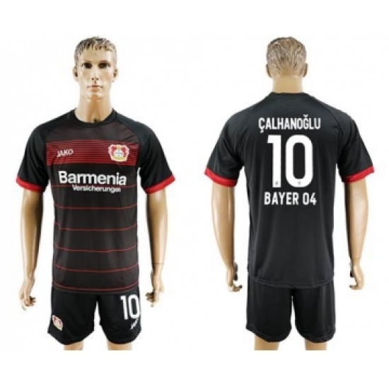 Bayer Leverkusen 10 Calhanoglu Home Soccer Club Jersey