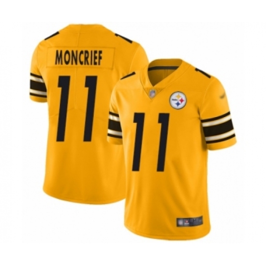 Youth Pittsburgh Steelers 11 Donte Moncrief Limited Gold Inverted Legend Football Jersey