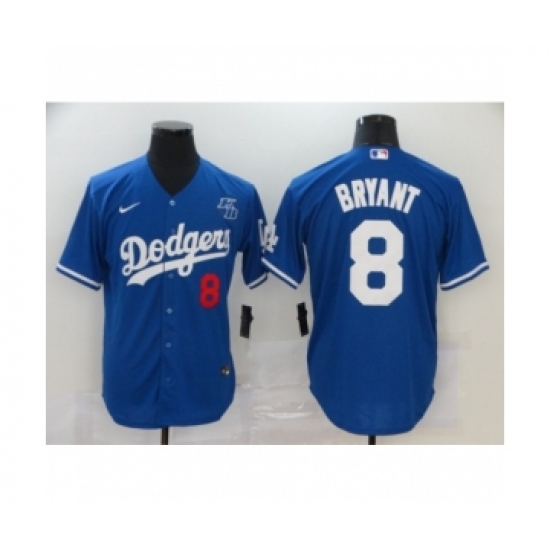 Los Angeles Dodgers 8 Kobe Bryant Royal Jersey