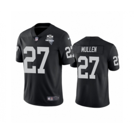 Women's Oakland Raiders 27 Trayvon Mullen Black 2020 Inaugural Season Vapor Limited Jersey