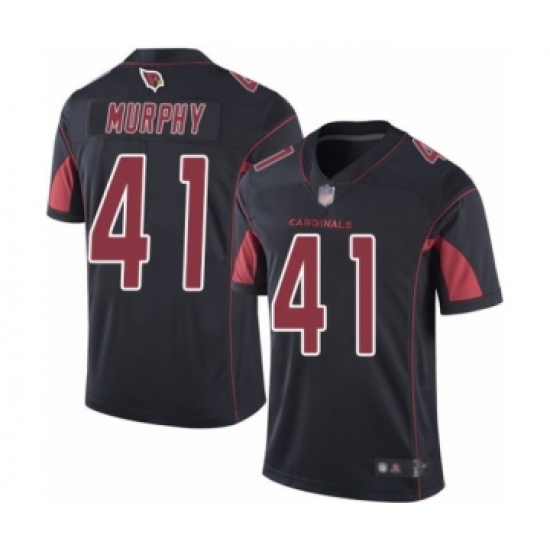 Men's Arizona Cardinals 41 Byron Murphy Limited Black Rush Vapor Untouchable Football Jersey