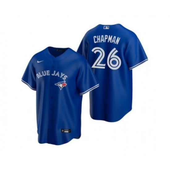 Youth Toronto Blue Jays 26 Matt Chapman Royal Cool Base Stitched Jersey